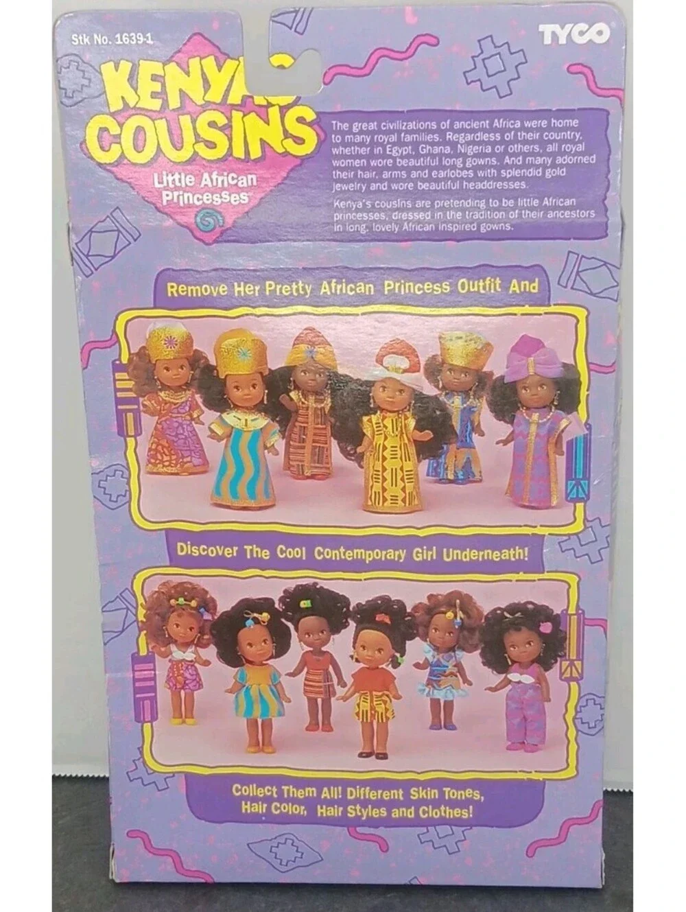 Vtg Tyco Kenya's Cousins Little Princess Baby Doll Sealed 1639-1